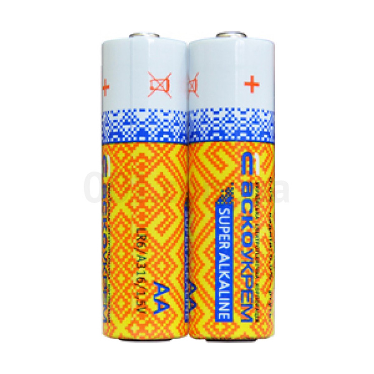 Батарейка лужна AА.LR6.SP2, типорозмір AA упаковка shrink 2 шт., АСКО-УКРЕМ 256_256.jpg