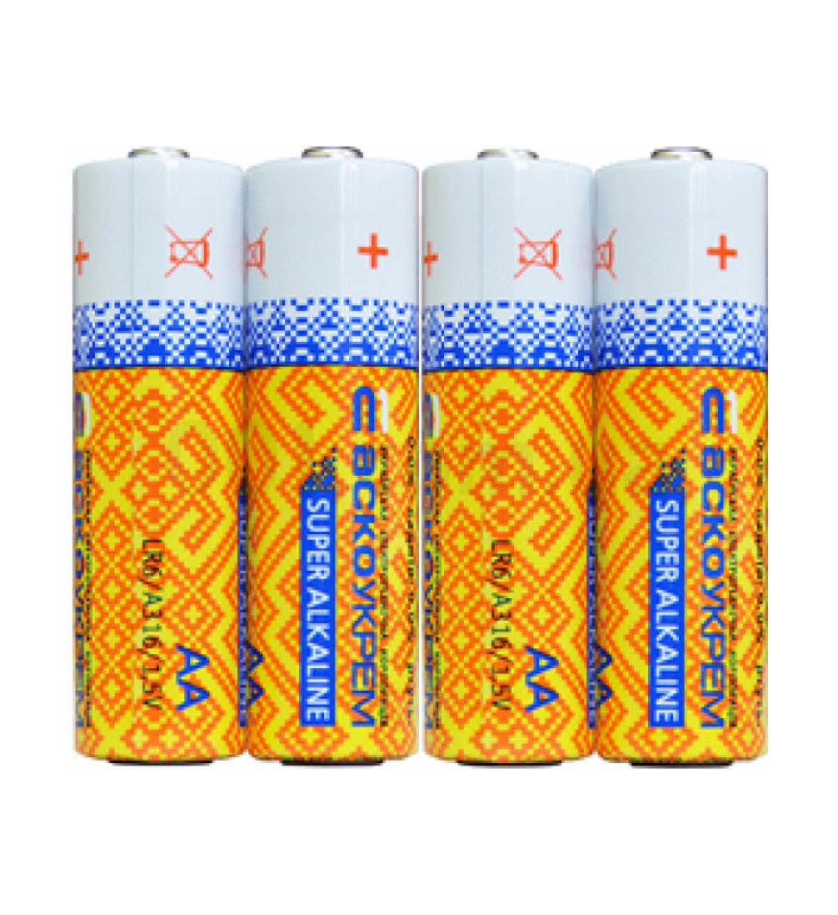 Батарейка щелочная AА.LR6.SP4, типоразмер AA упаковка shrink 4 шт., АСКО-УКРЕМ 256_280.jpg