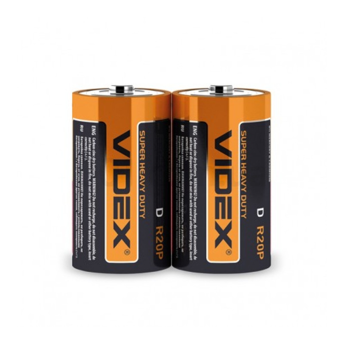 Батарейка солевая R20P/D упаковка shrink 2 шт., VIDEX 256_256.jpg