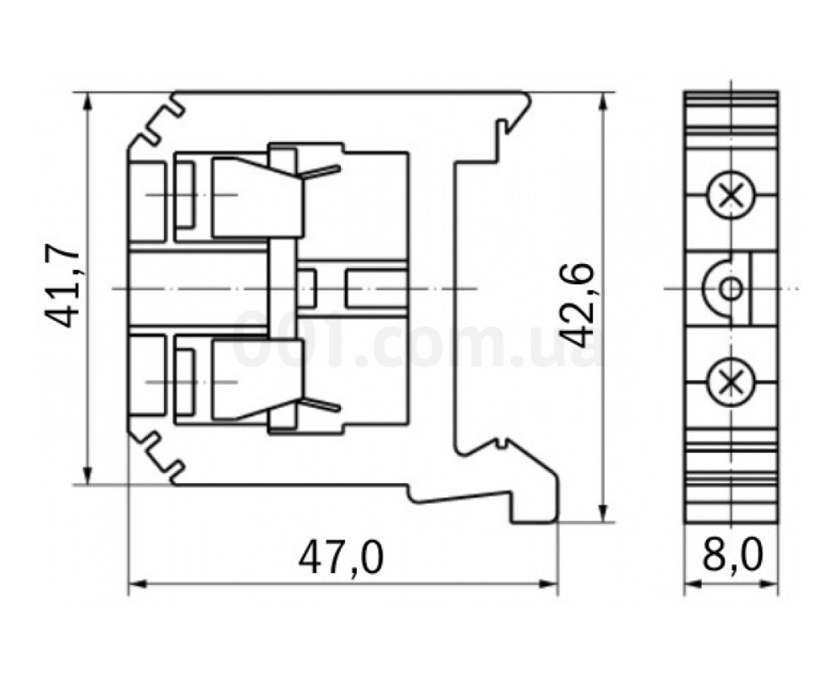 Затискач набірний ЗНИ-2,5 мм² сірий (без маркера), IEK 98_79.jpg - фото 2