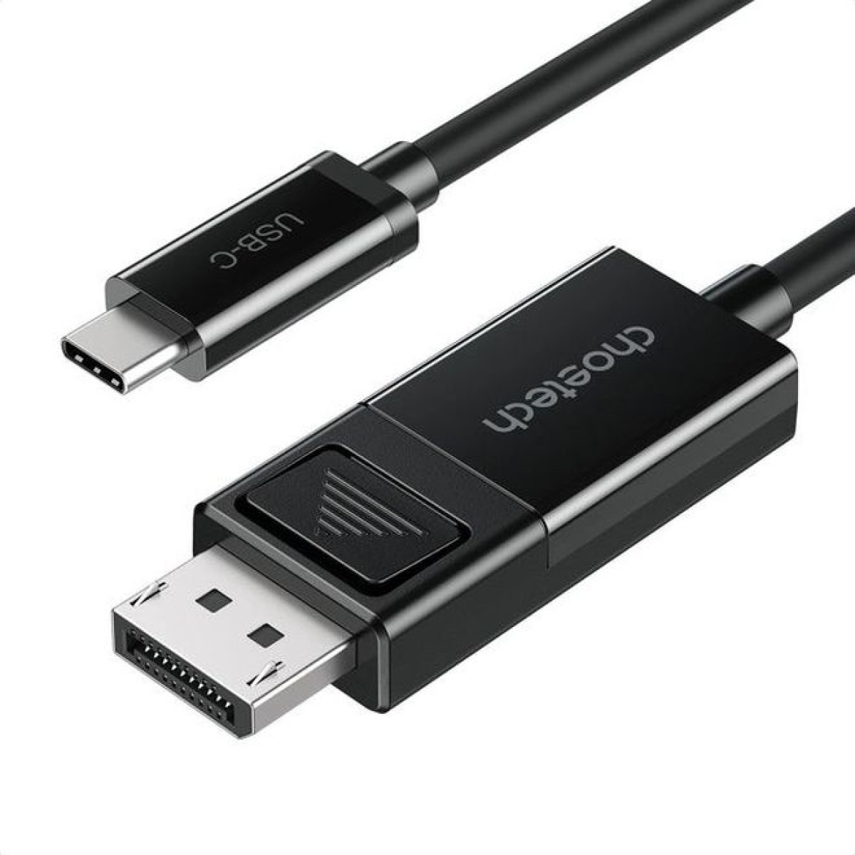 Кабель мультимедийный USB-C to DisplayPort 1.8m 8K 30Hz Choetech (XCP-1803-BK) 256_256.jpg