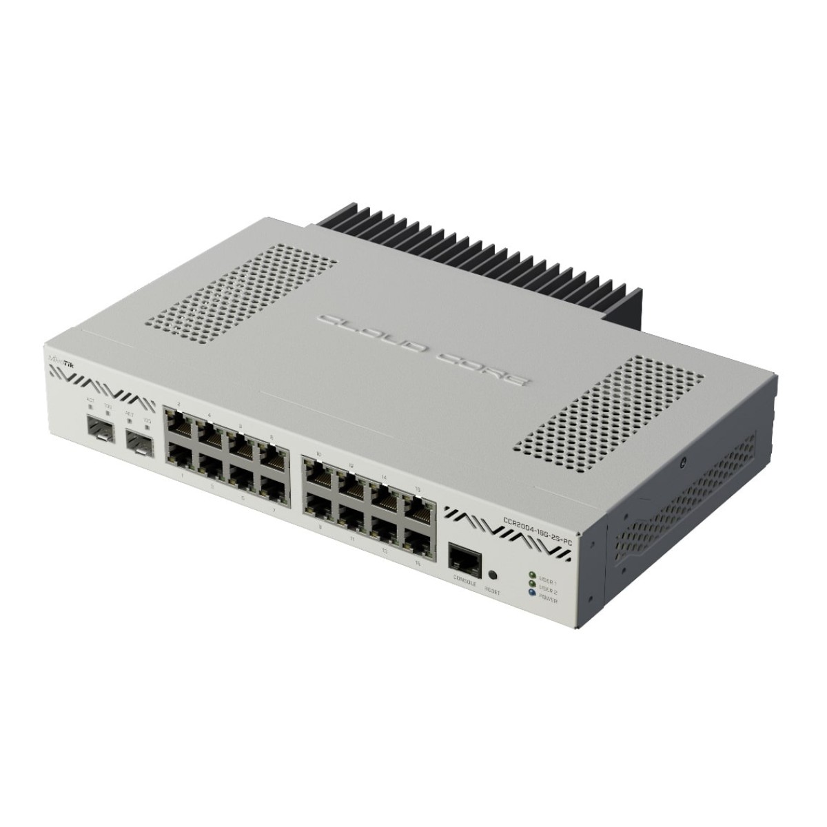 Маршрутизатор MikroTik Cloud Core Router CCR2004-16G-2S+PC 98_98.jpg - фото 3