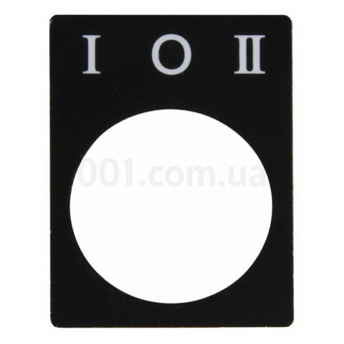 Бирка маркировочная «I-0-II» для переключателей ∅22 мм, АСКО-УКРЕМ 98_98.jpg - фото 2