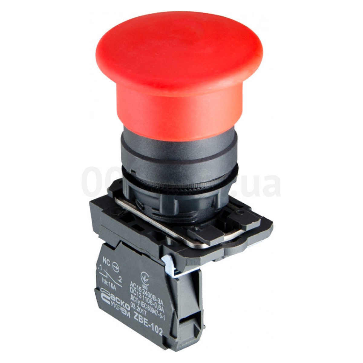 Кнопка «грибок» (d 40 мм) без фіксації (1НЗ) червона TB5-AC42, АСКО-УКРЕМ 256_256.jpg
