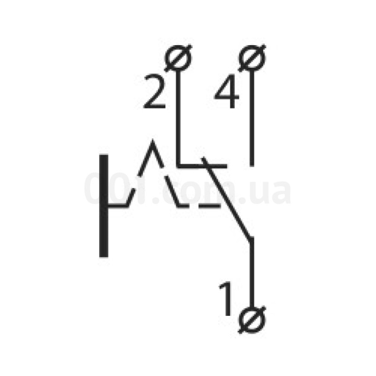 Кнопка с фиксацией (1НО+1НЗ) черная XB2-EH125, АСКО-УКРЕМ 98_98.jpg - фото 2