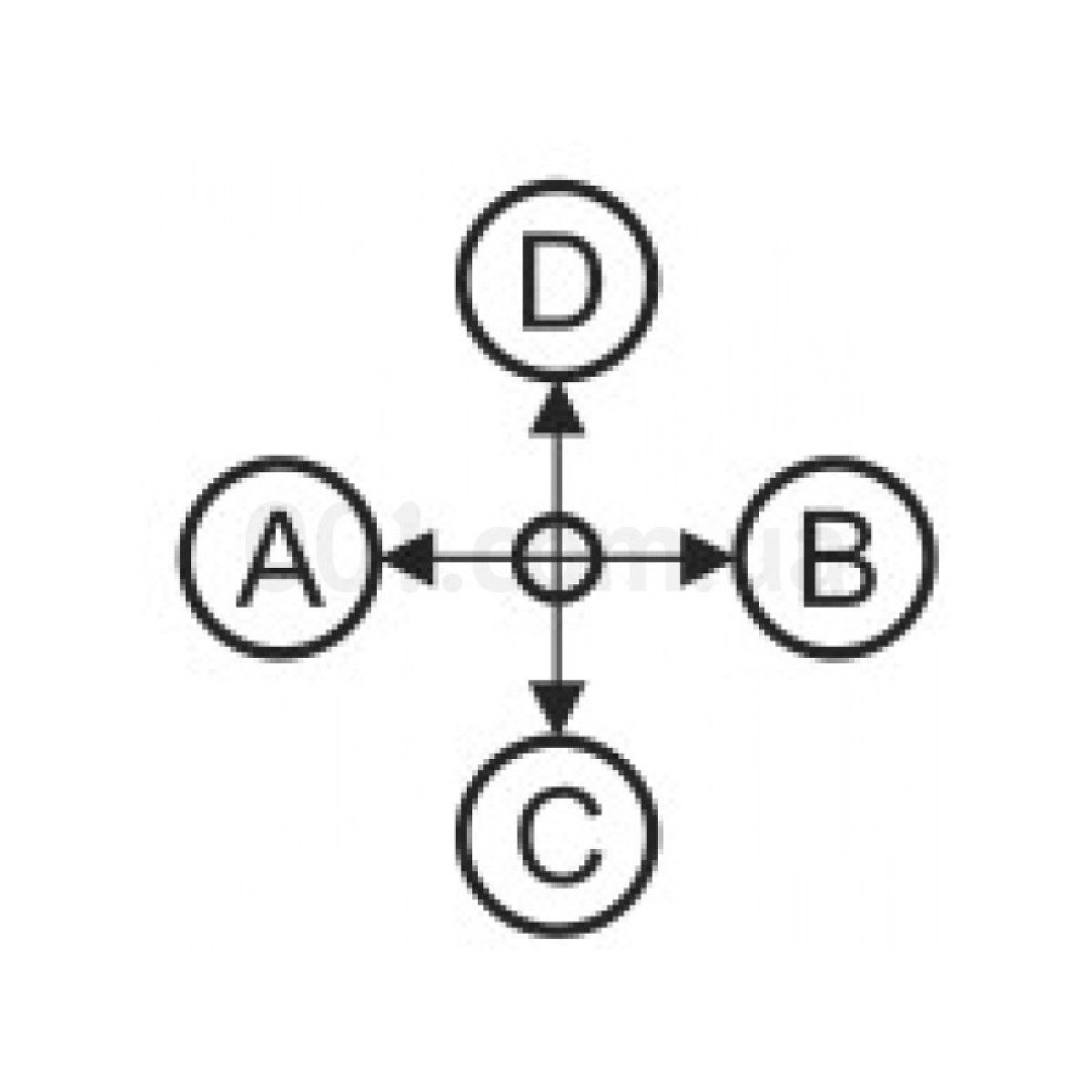 Кнопка маніпулятор на 4 напрямки з самоповерненням XB2-D2PA24 (3SXD2PA24), АСКО-УКРЕМ 98_98.jpg - фото 2