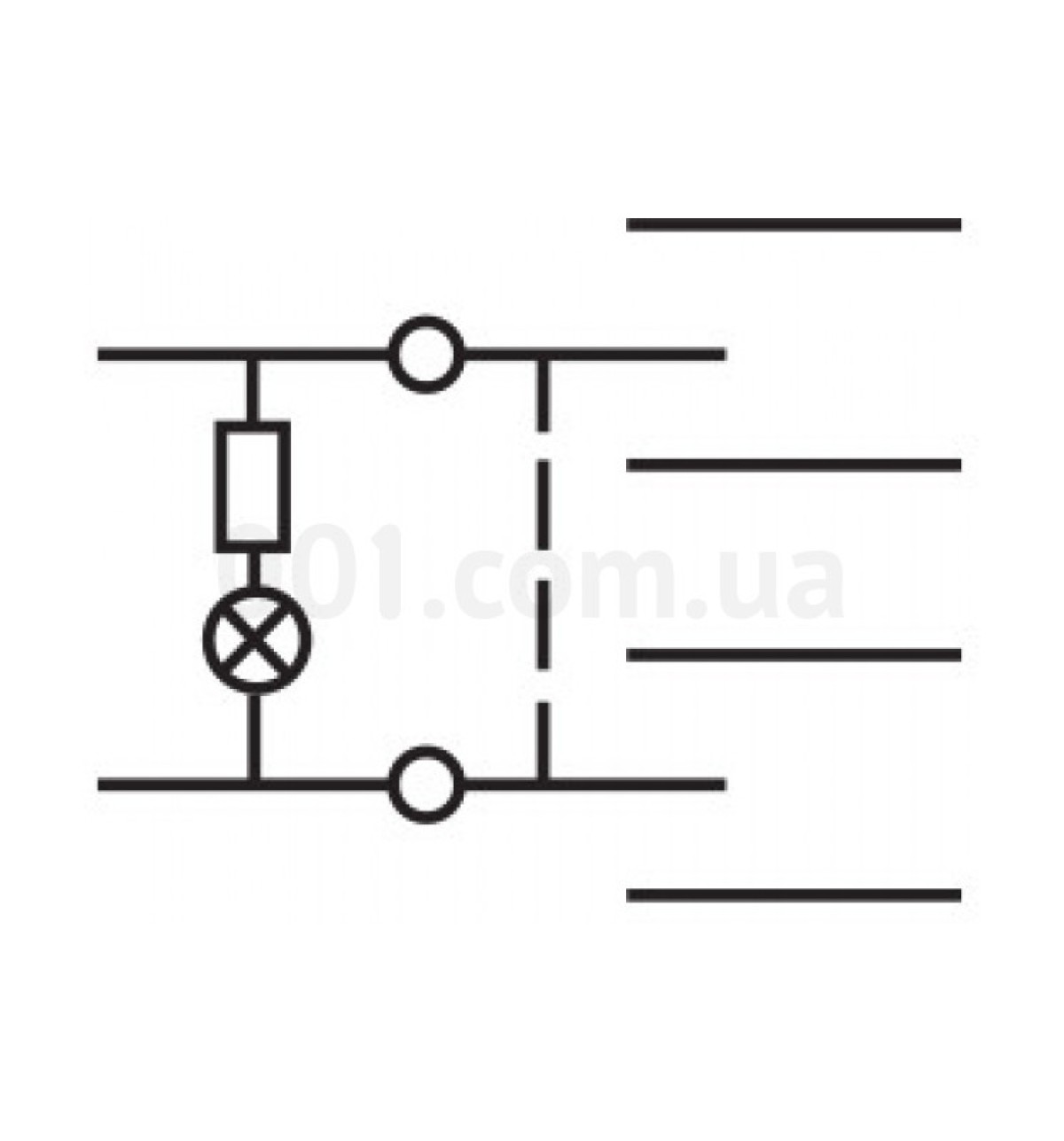 Переключатель KCD2-203N R/B 2-полюсный на 3 положения черный с красной клавишей с подсветкой, АСКО-УКРЕМ 98_105.jpg - фото 3