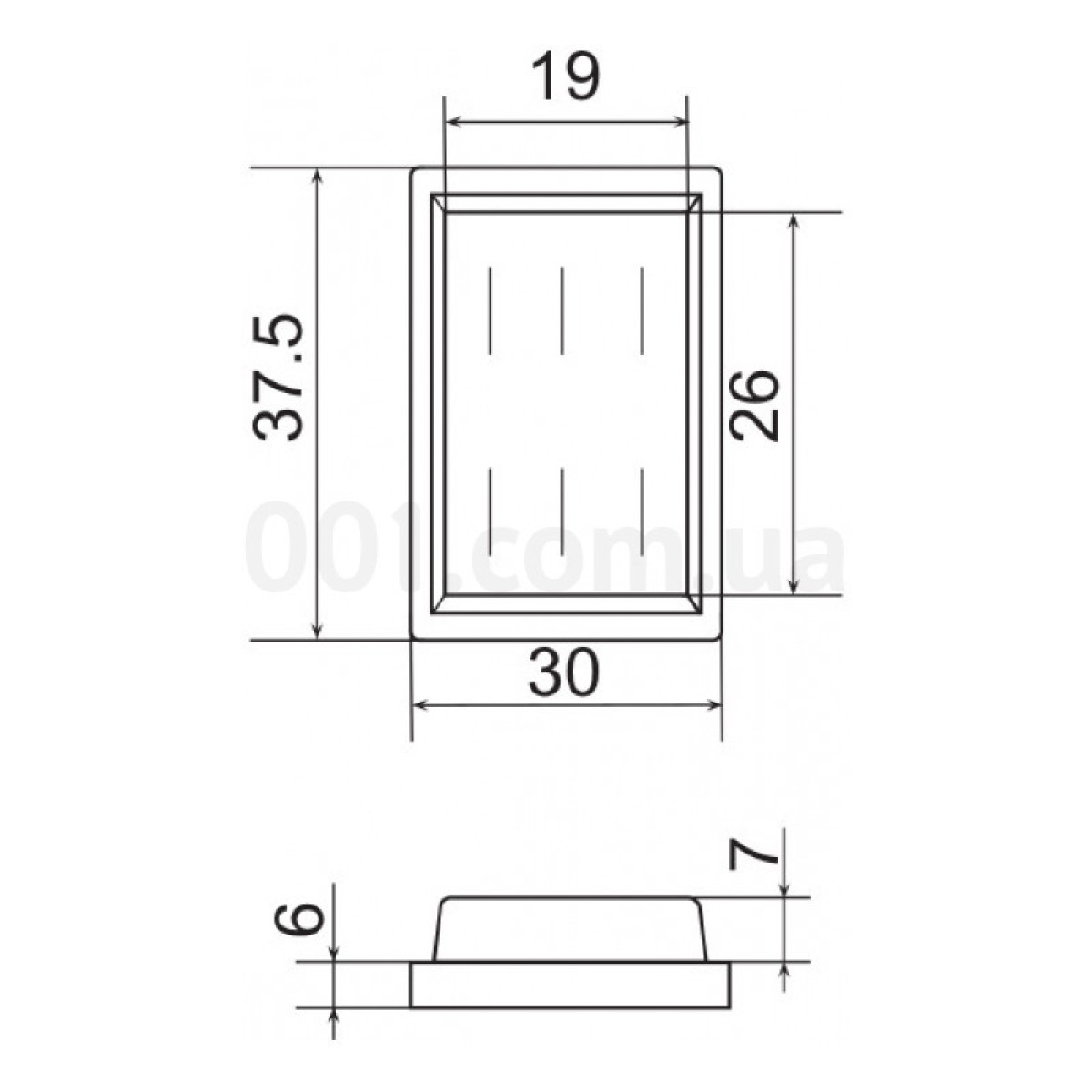 A0140040129 -  силиконовый WPC-04B для переключателей KCD2 .