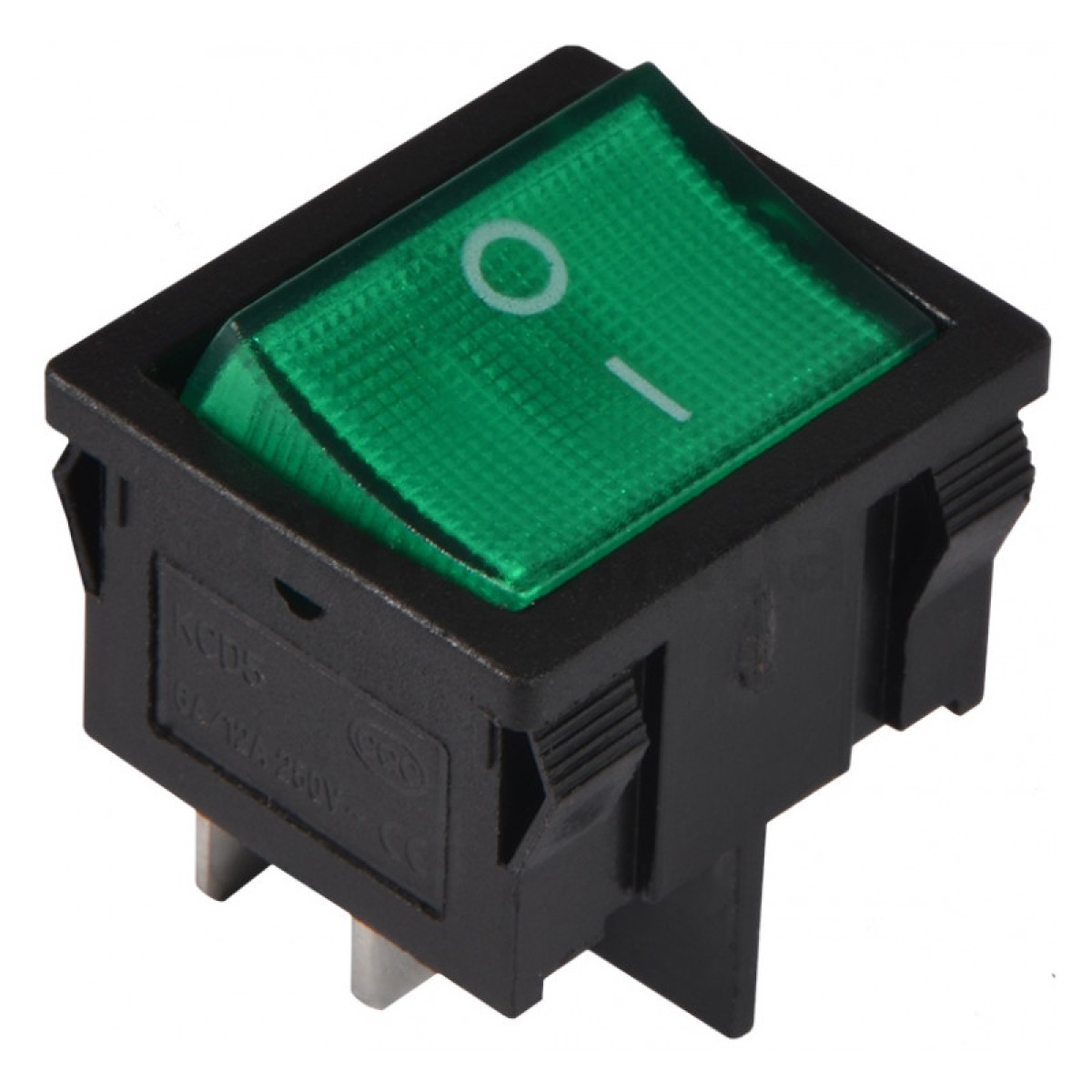 Переключатель KCD1-6-201N GR/B 2-полюсный черный с зеленой клавишей с подсветкой, АСКО-УКРЕМ 256_256.jpg