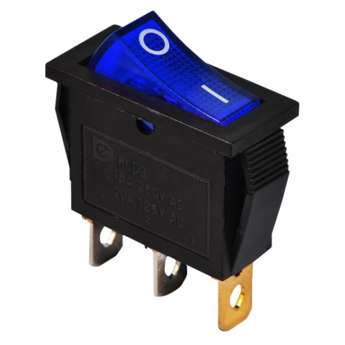 Переключатель KCD3-101N BL/B черный с синей клавишей с подсветкой, АСКО-УКРЕМ 256_256.jpg