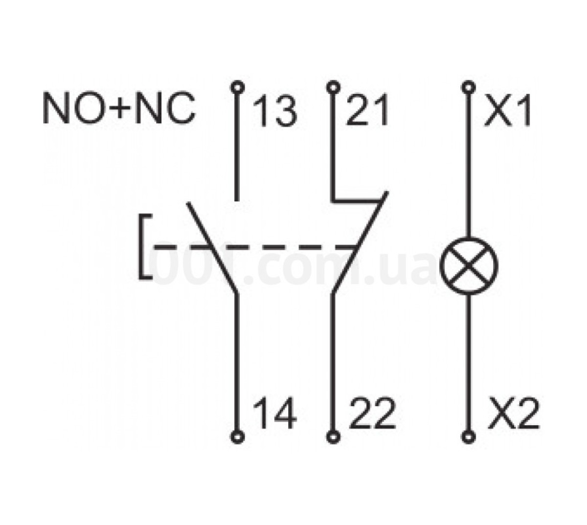 Кнопка ABLFS-22 неон d22 мм зеленая 240В 1з+1р, IEK 98_88.jpg - фото 2