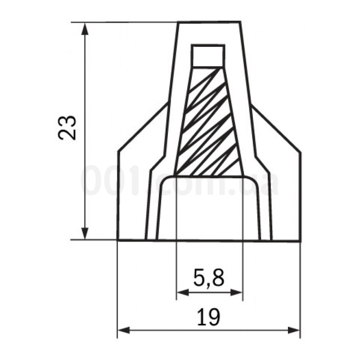 Соединительный изолирующий зажим СИЗ-2 3,0-10,0 мм² красный (упаковка 100 шт.), IEK 98_98.jpg - фото 2