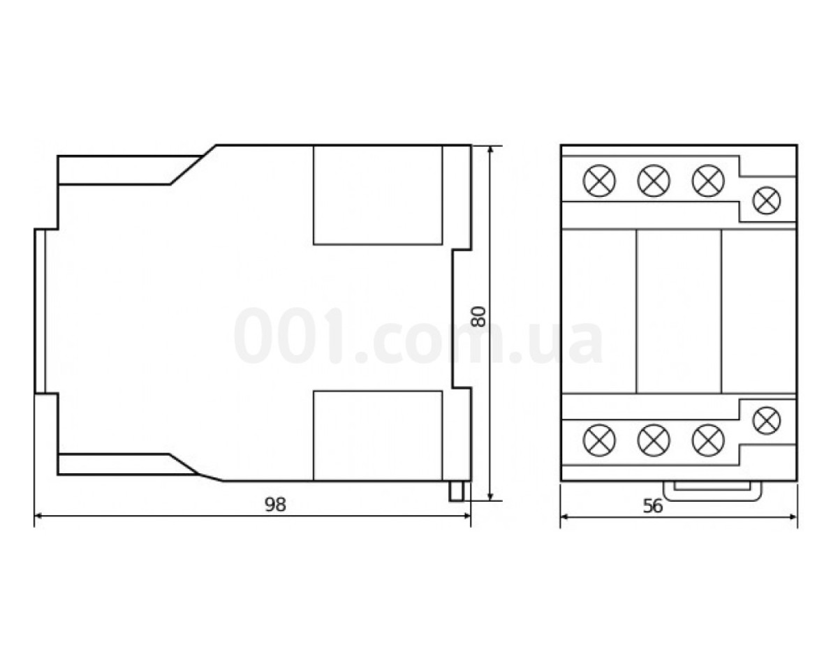 Контактор ПМ 2-32-10 (LC1-D3210) 32А 220В/AC 1НВ, АСКО-УКРЕМ 98_78.jpg - фото 3