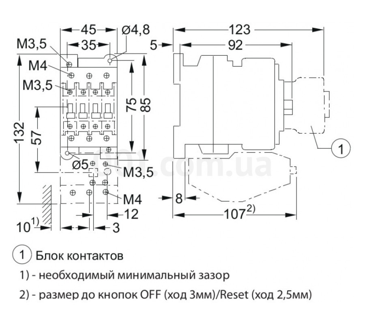 Контактор CES 32.00 230V/AC 32A 15kW AC3, ETI 98_87.jpg - фото 2