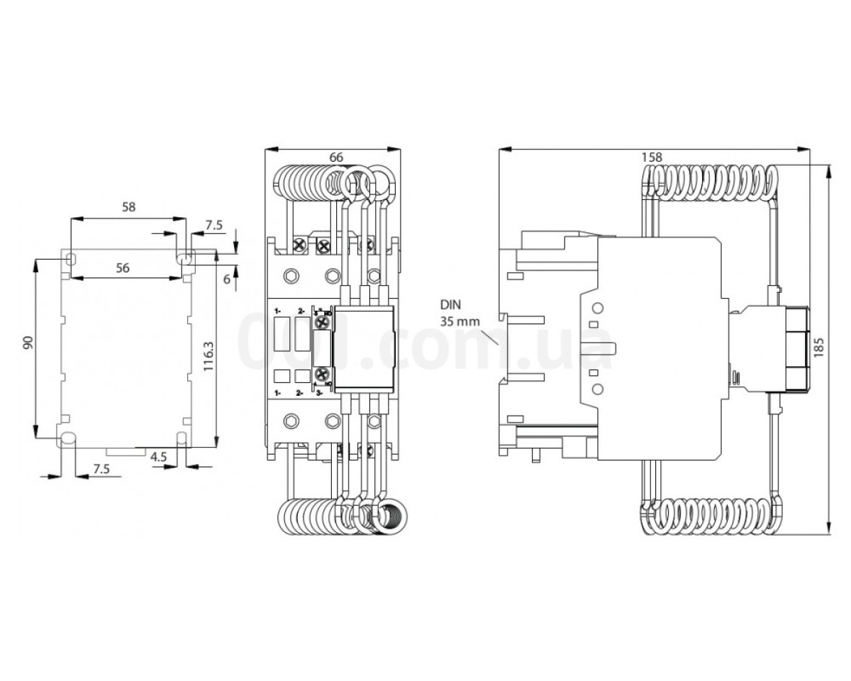 Контактор конденсаторный CEM 50CN.10 40кВАр 400V, ETI 98_78.jpg - фото 2