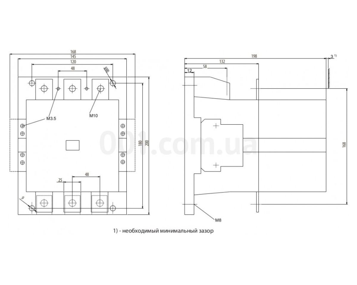 Контактор CES 250.22 230V/AC 250A 132kW AC3, ETI 98_78.jpg - фото 3