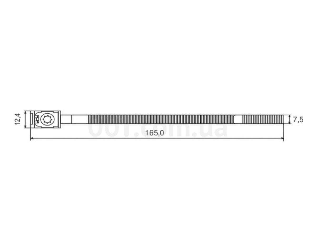 Хомут с площадкой под винт СHS-165SMT (упаковка 50 шт.), АСКО-УКРЕМ 98_78.jpg - фото 2