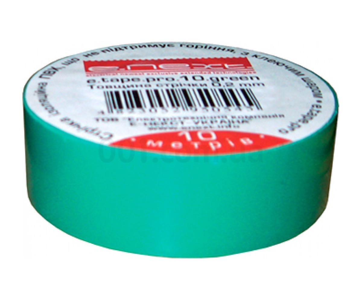 Изолента 0,13×19 мм зеленая (20 м) e.tape.stand.20.green, E.NEXT 256_212.jpg