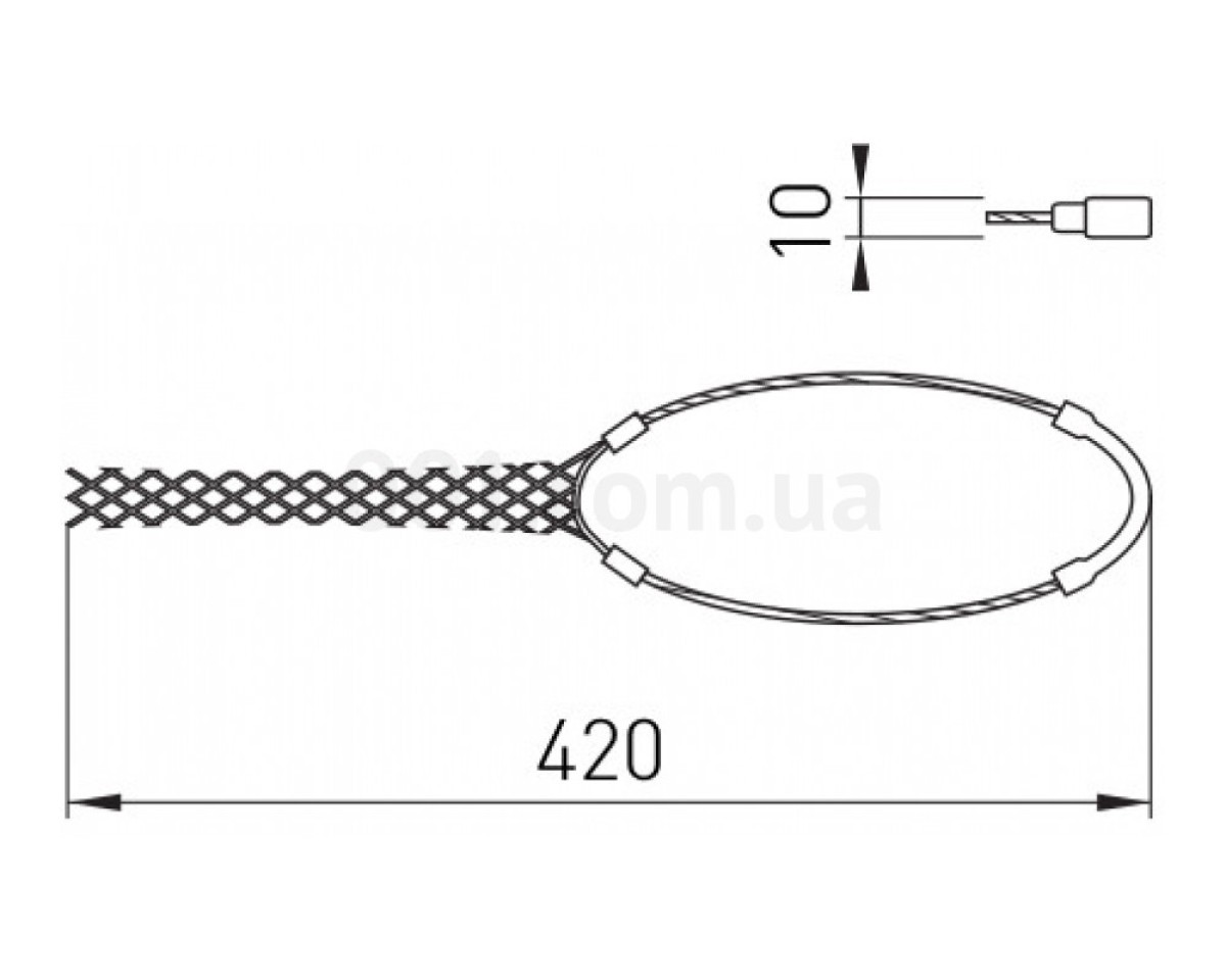 Панчоха для утримання кабелю ∅10-20 мм e.cable.grip.10.20, E.NEXT 98_78.jpg - фото 2