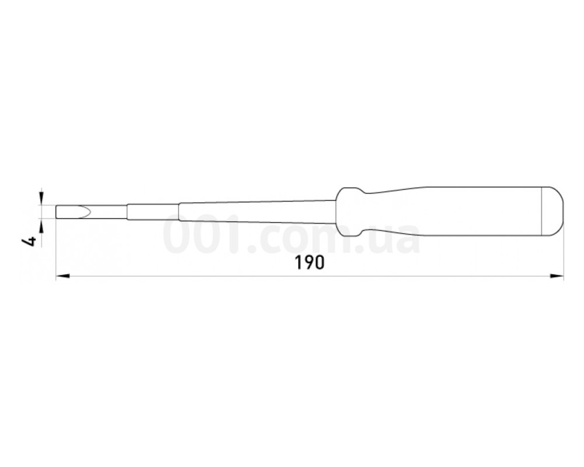 Індикатор-викрутка AC100-500В прямий шліц (4 мм) e.tool.test04, E.NEXT 98_78.jpg - фото 2
