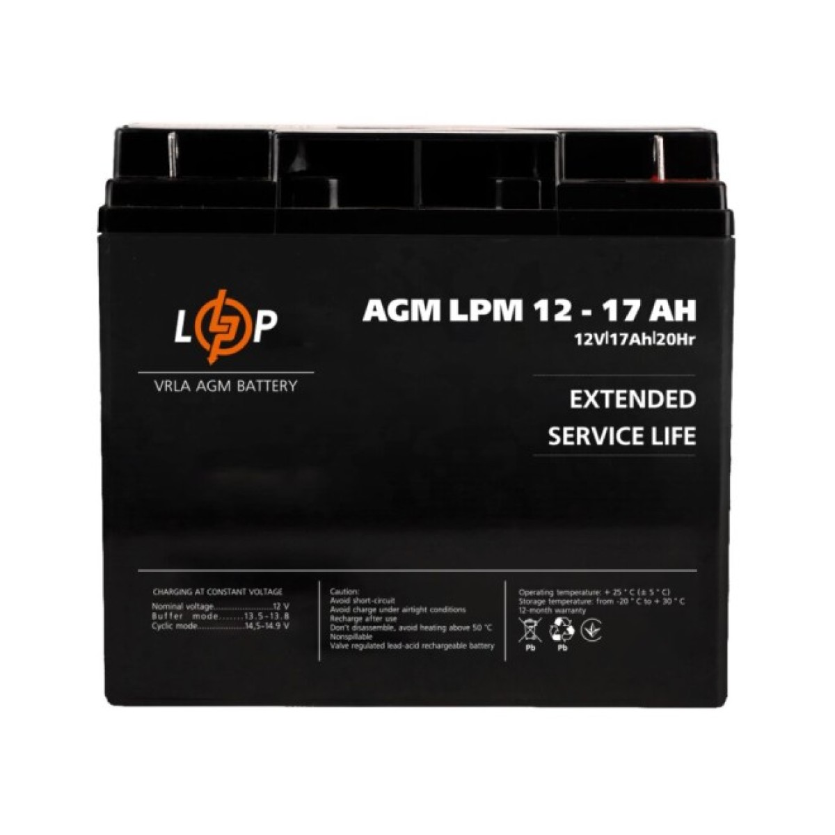 Акумулятор AGM LogicPower LPM 12V - 17 Ah 256_256.jpg