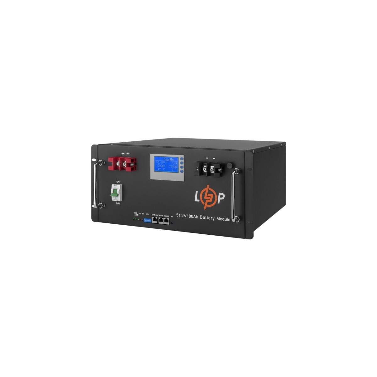 Аккумулятор LP LiFePO4 48V (51,2V) - 100 Ah (5120Wh) (Smart BMS 100A) с LCD RM 98_98.jpg - фото 1