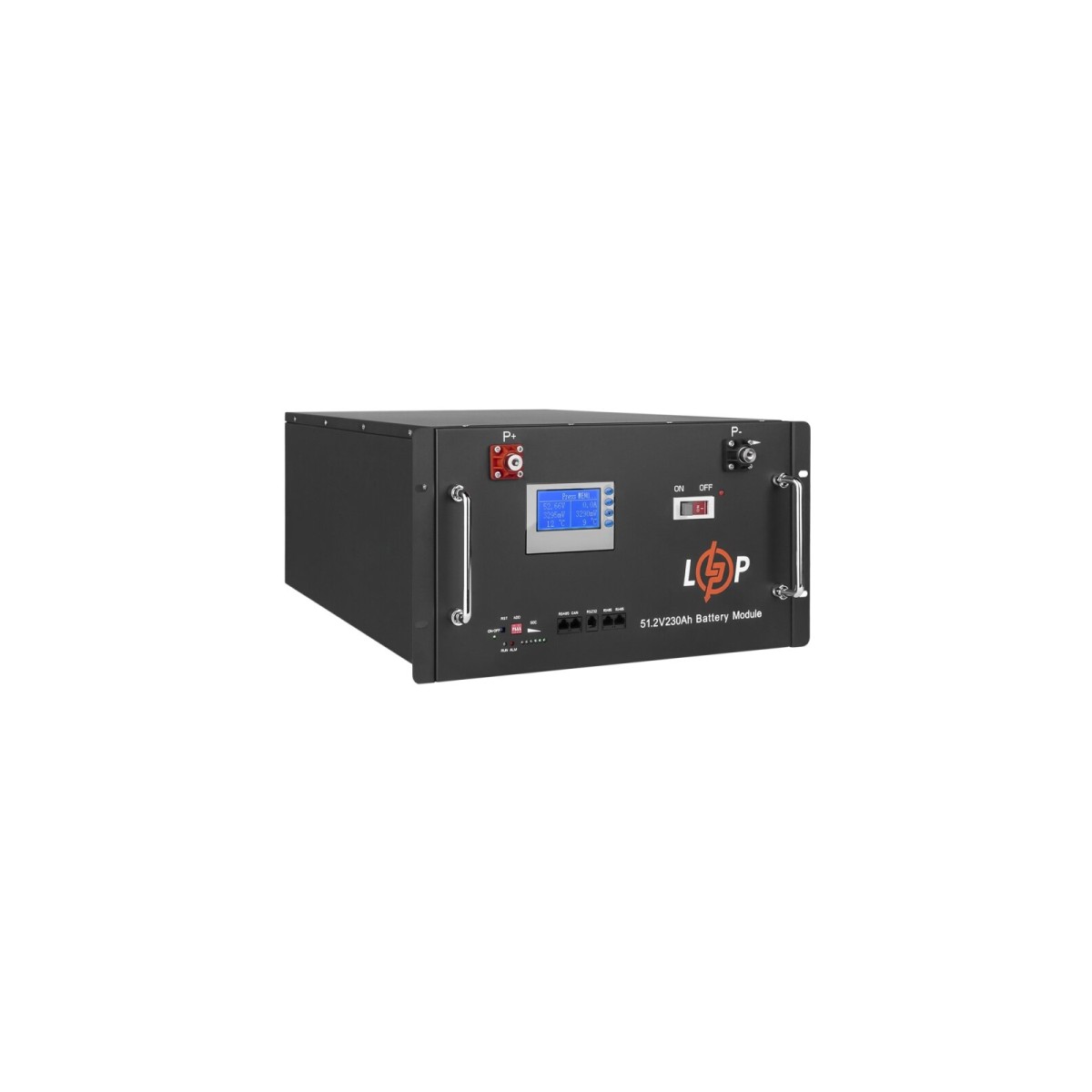 Акумулятор LP LiFePO4 48V (51,2V) - 230 Ah (11776Wh) (Smart BMS 200A) з LCD RM 98_98.jpg - фото 1