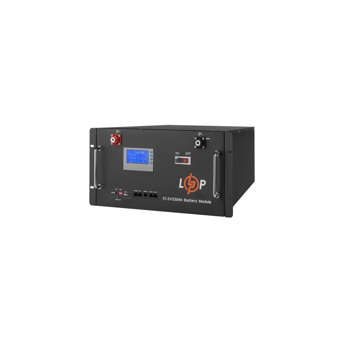 Акумулятор LP LiFePO4 48V (51,2V) - 230 Ah (11776Wh) (Smart BMS 200A) з LCD RM 98_98.jpg - фото 2