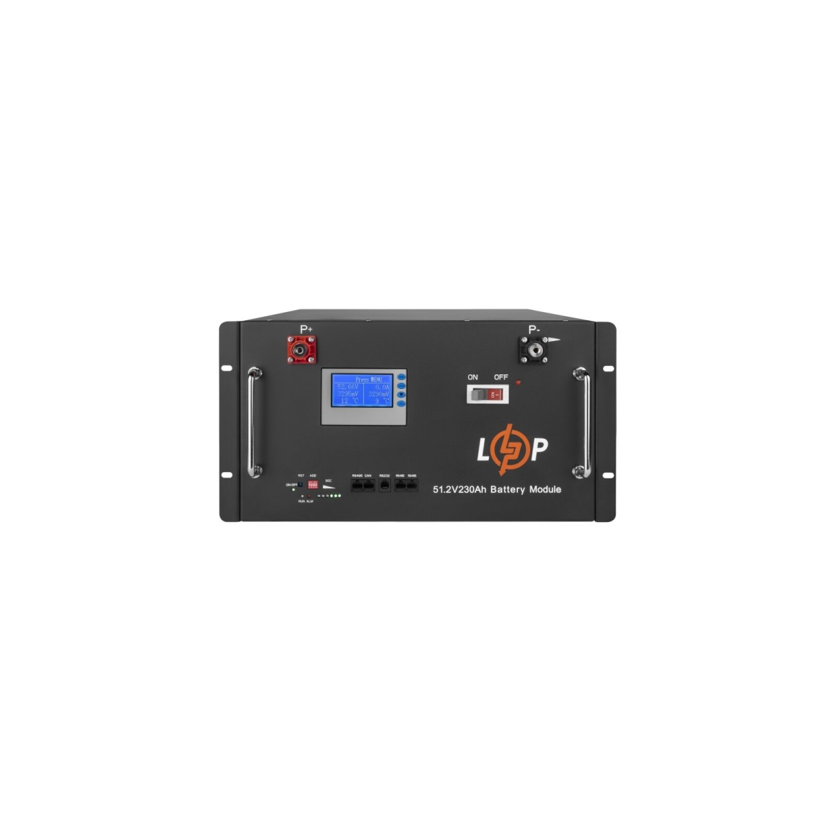 Акумулятор LP LiFePO4 48V (51,2V) - 230 Ah (11776Wh) (Smart BMS 200A) з LCD RM 98_98.jpg - фото 3