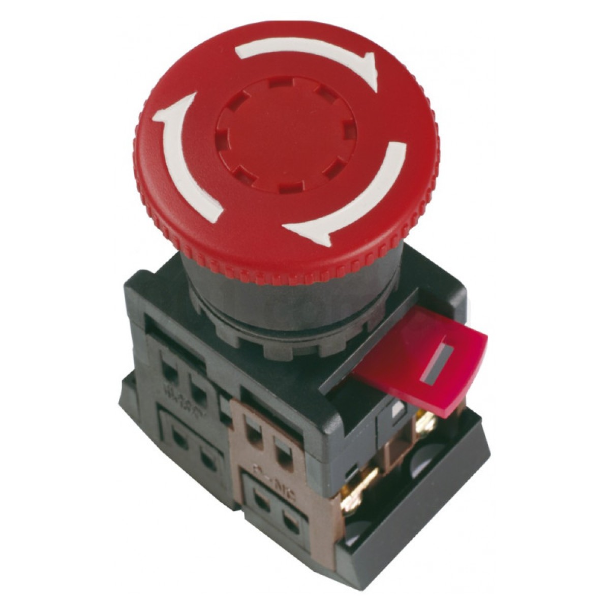 Кнопка AE-22 "грибок" с фиксацией d22 мм красная 240В 1з+1р, IEK 256_256.jpg