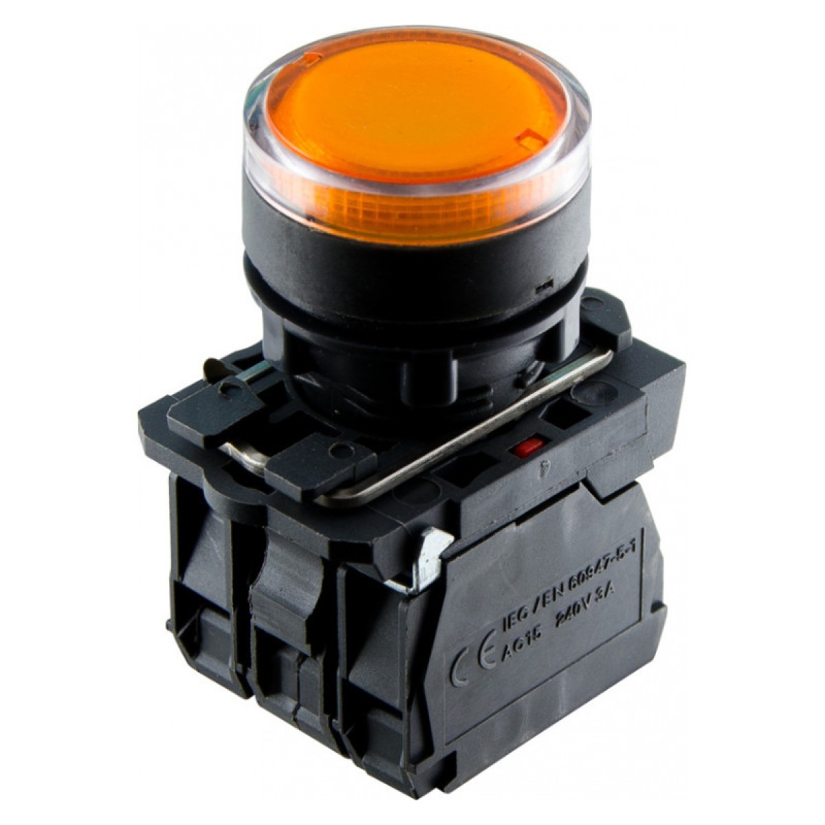Кнопка с подсветкой без фиксации (1НО+1НЗ) желтая TB5-AW35M5, АСКО-УКРЕМ 256_256.jpg