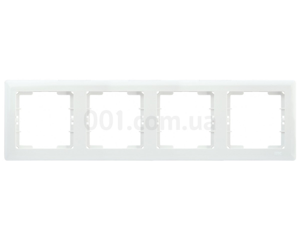 Рамка 4-постова горизонтальна біла РГ04-00-0-ББ серія BOLERO, IEK 98_78.jpg