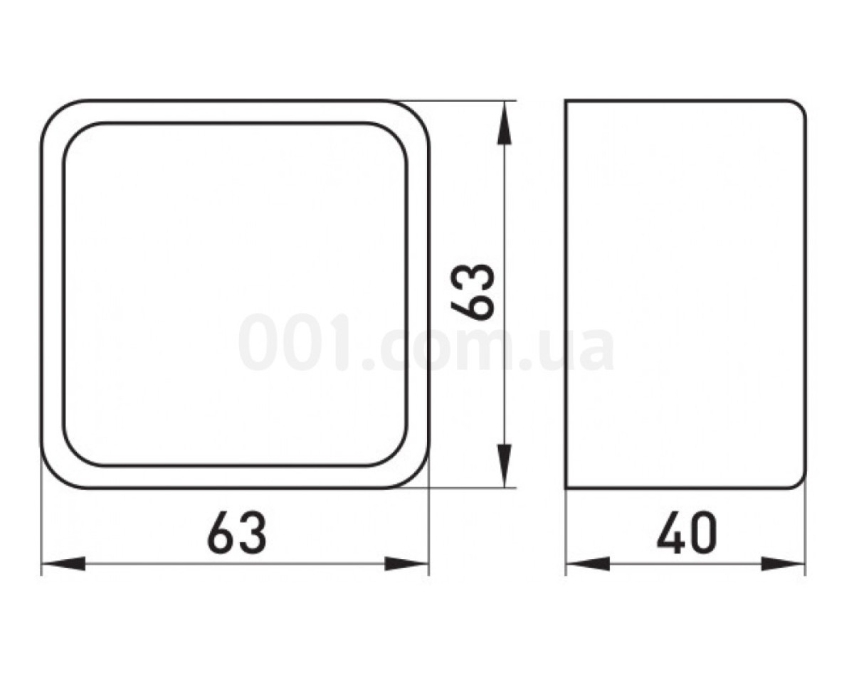 Выключатель двухклавишный (блистерная упаковка) белый e.touch.1112.w.blister серия e.touch, E.NEXT 98_78.jpg - фото 2