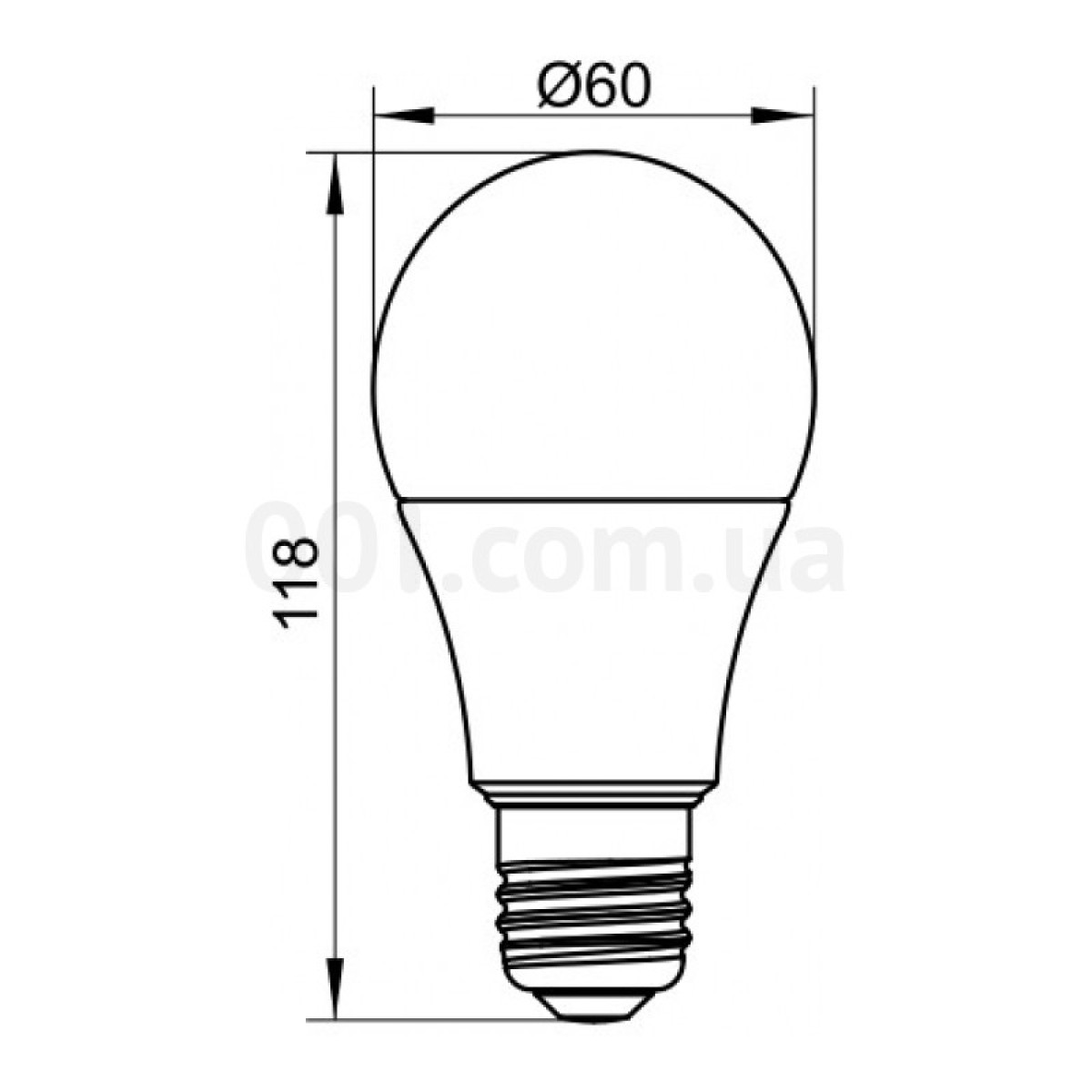 Светодиодная лампа LED ALFA A60 (груша) 15 Вт 230В 4000К E27, IEK 98_98.jpg - фото 2