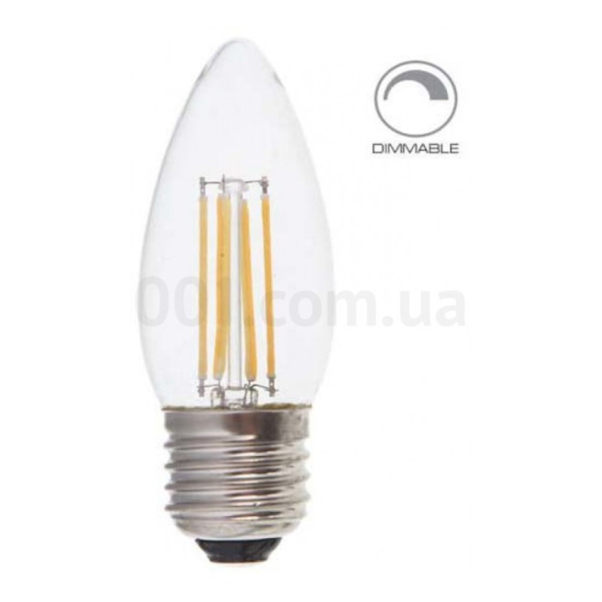 Світлодіодна лампа LB-68 DIMM C37 (свічка) філамент 4Вт 2700K E27, Feron 256_256.jpg