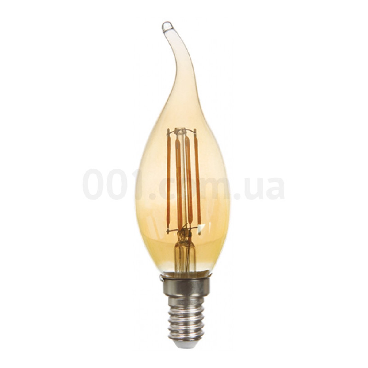 Світлодіодна лампа LB-59 CF37 (свічка на вітрі) філамент золото 4Вт 2200K E14, Feron 256_256.jpg