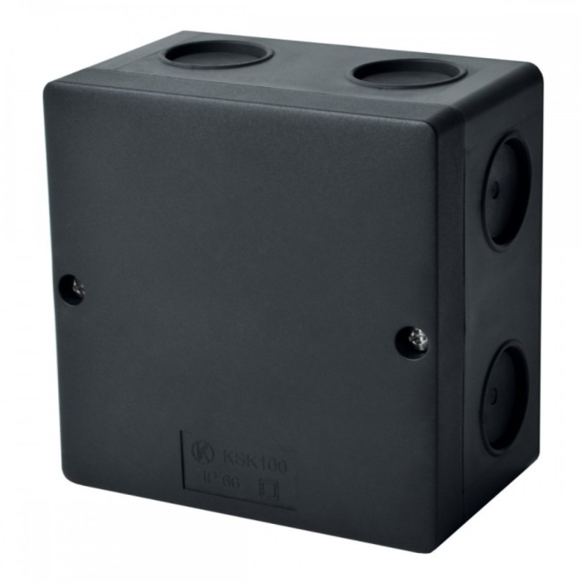 Коробка распределительная, наружная, пластик, 101х101х63 мм, IP66, без клемм, черная, KOPOS 98_98.jpg - фото 1