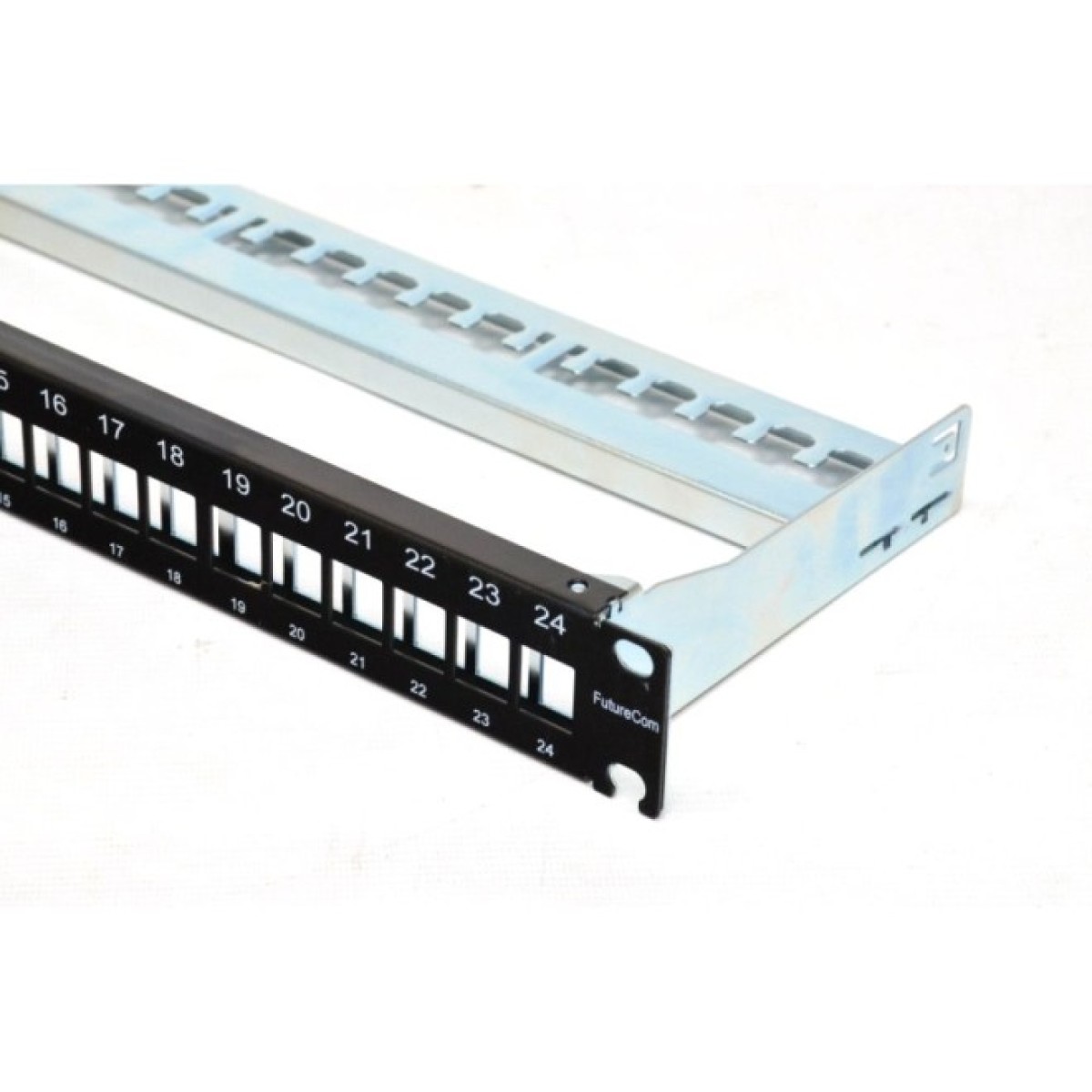 Патч-панель для 24 модулів xs500 Keystone, 1U, 19", з кабельним організатором 98_98.jpg - фото 2