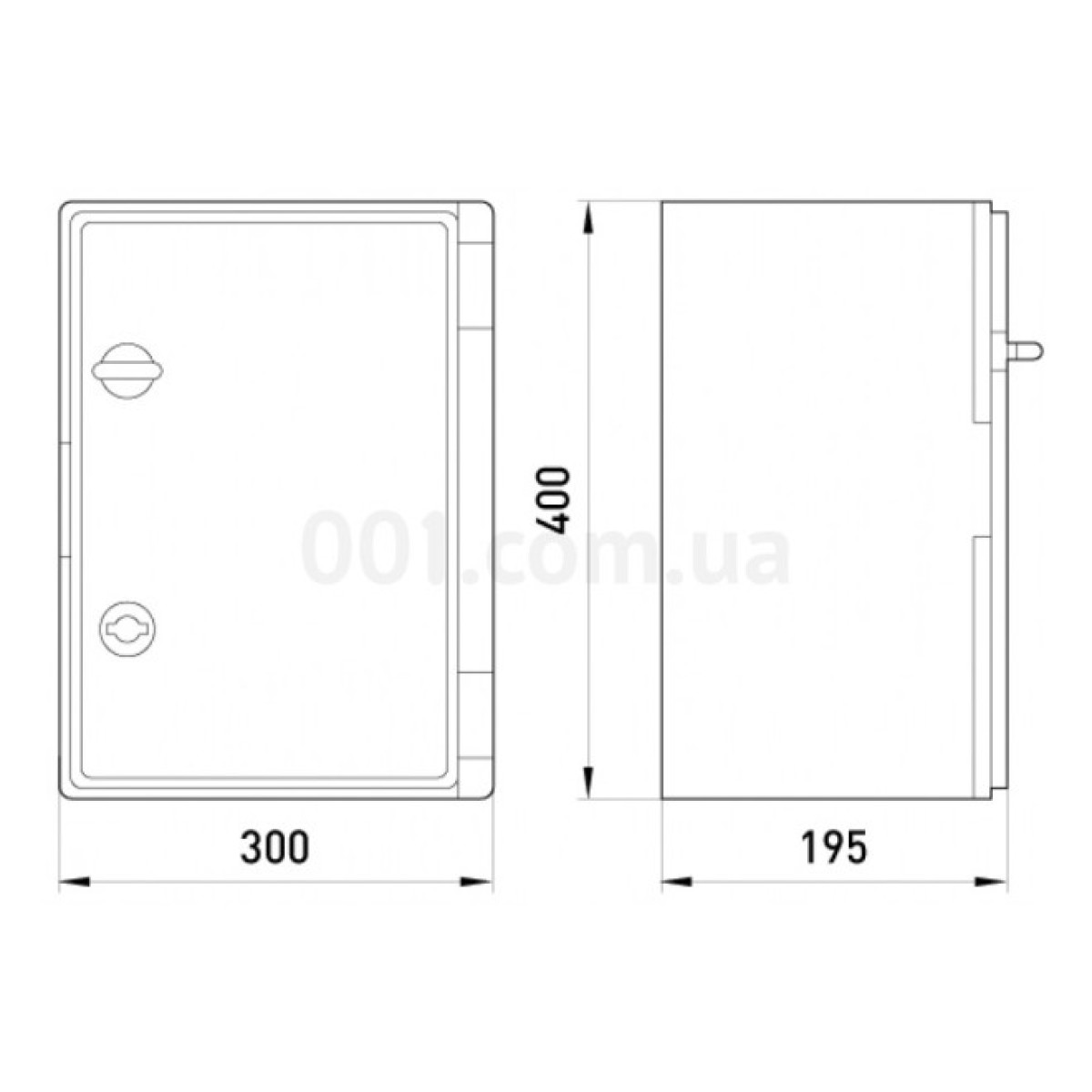 Корпус ударопрочный из ABS-пластика e.plbox.300.400.195.tr 300×400×195мм IP65 с прозрачной дверцей, E.NEXT 98_98.jpg - фото 2
