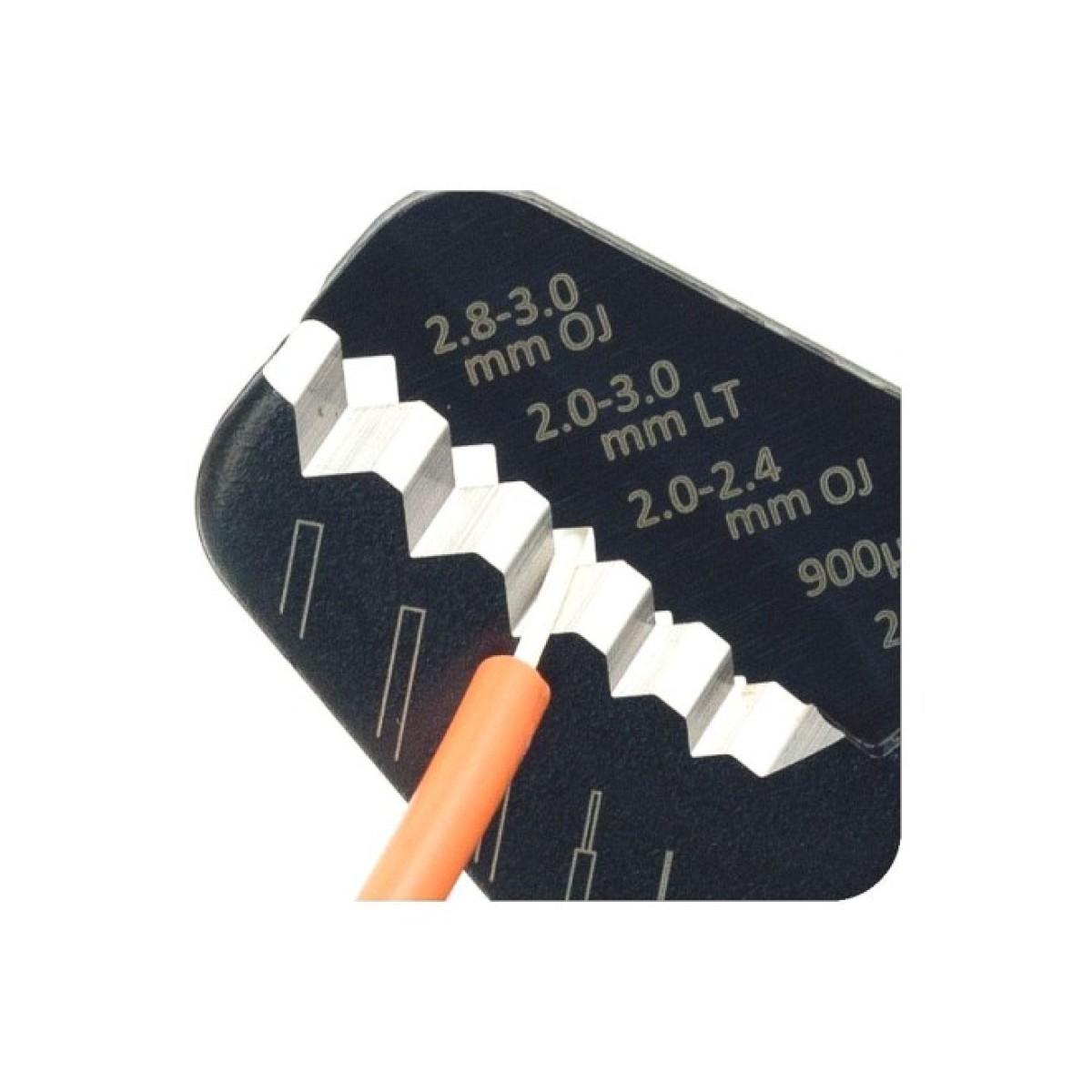 Інструмент (stripper) для зачистки оптичних волокон, 250μm, 900μm, оболонки та туби 2.0-3.0 мм, Hanlong 98_98.jpg - фото 4