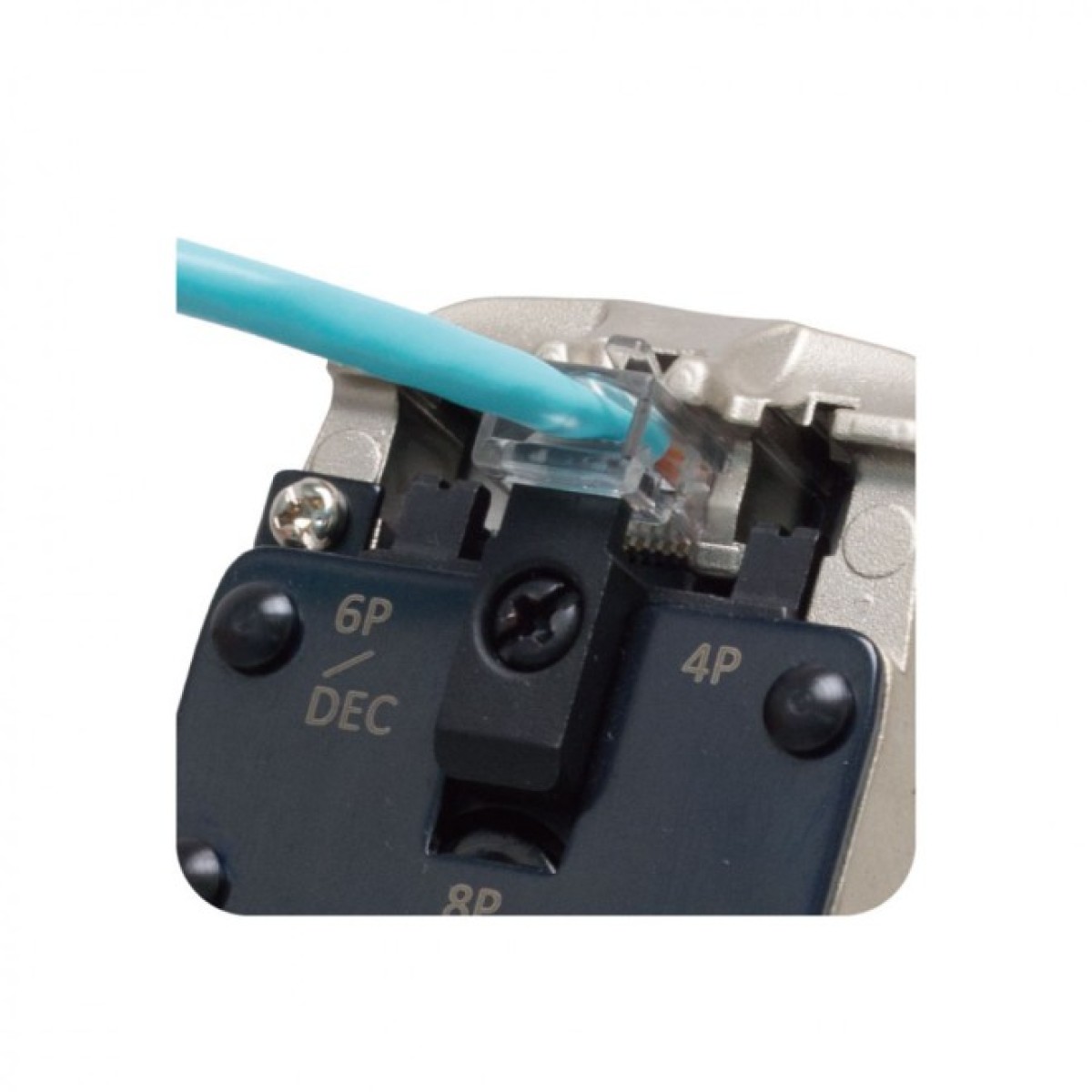Інструмент для обтискання конекторів 4P/6P/8P/DEC Premium, професійний, Hanlong 98_98.jpg - фото 4