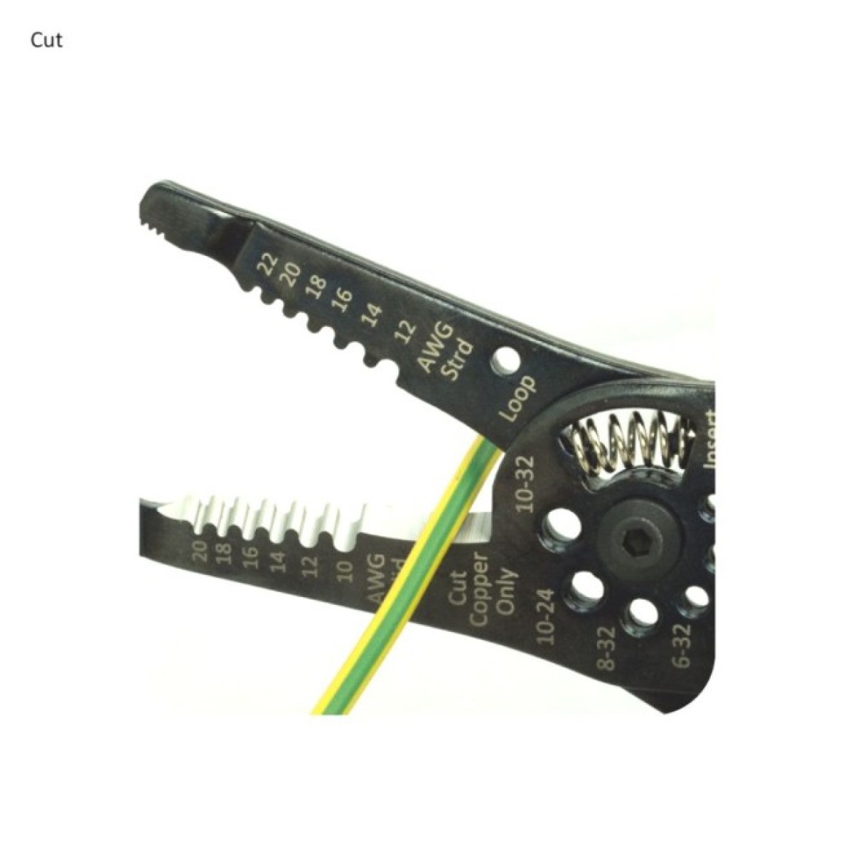 Багатоцільовий інструмент для зачистки, обрізання та обтиску електричних проводів, 0.5-6.0 мм2, Hanlong 98_98.jpg - фото 4