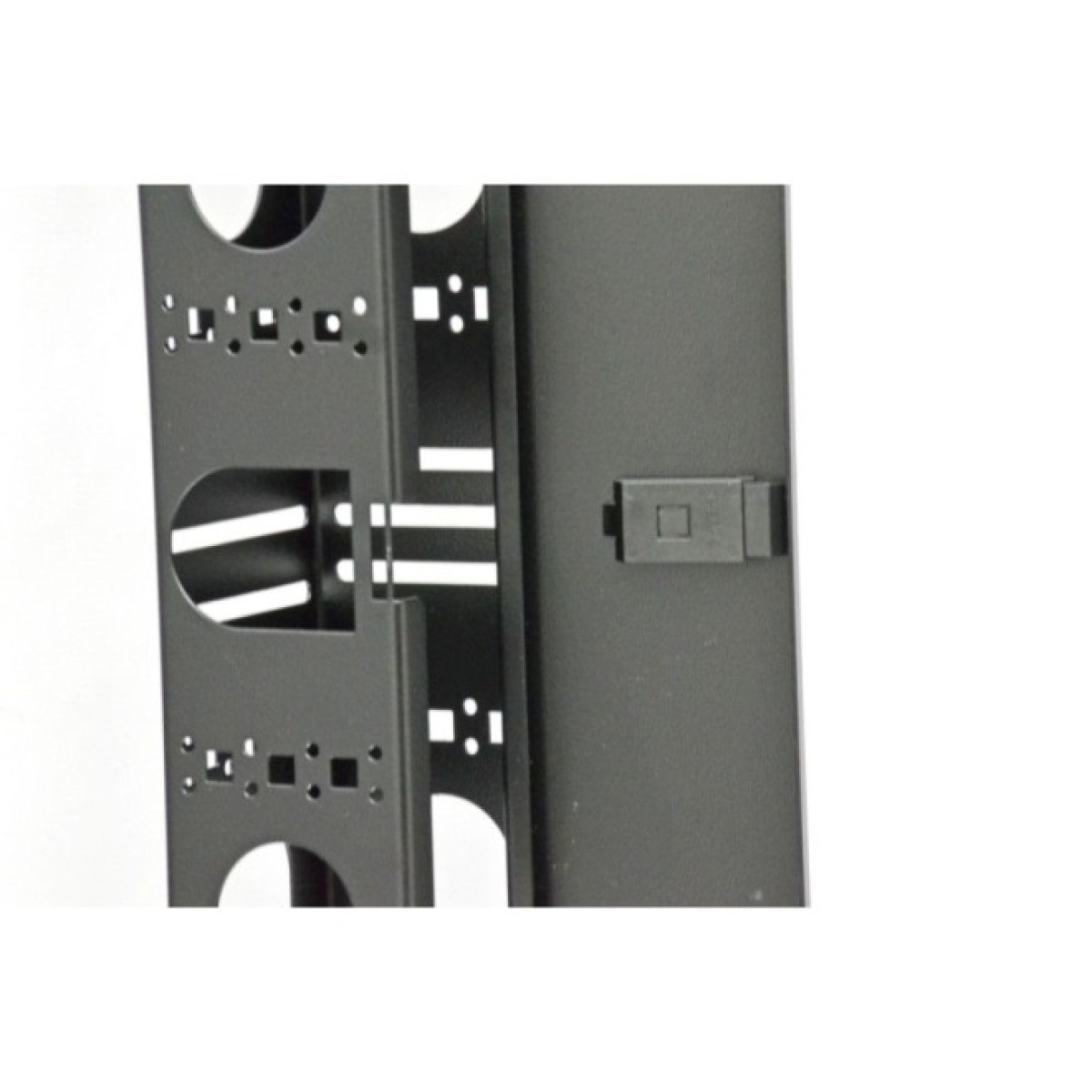 Бічний організатор кабелю з кришкою, для шаф MGSE 42U, чорний 98_98.jpg - фото 3