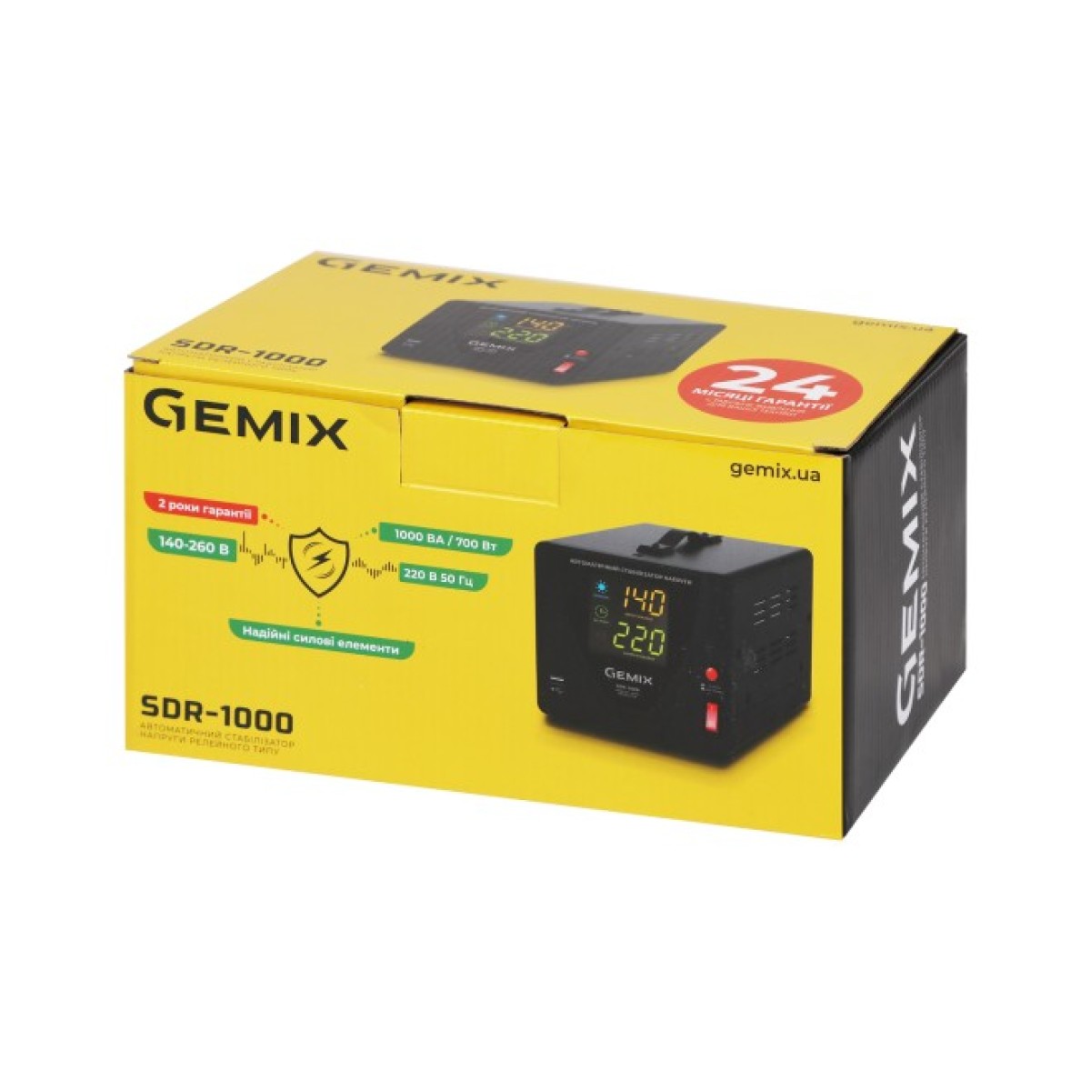 Стабілізатор напруги Gemix SDR-1000 98_98.jpg - фото 3