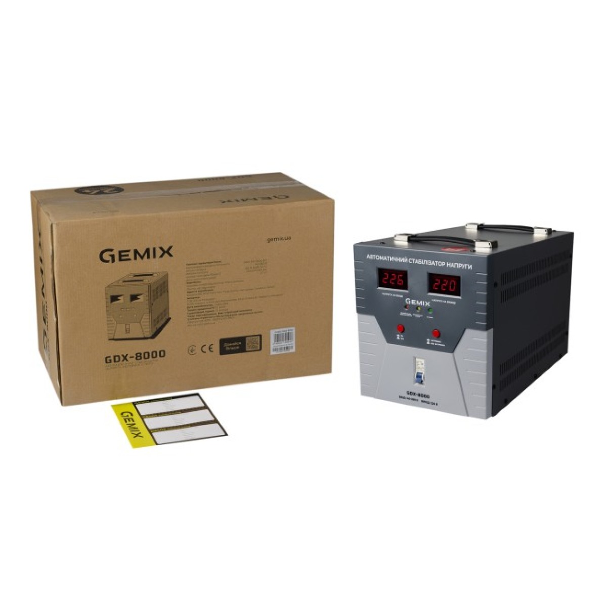 Стабілізатор напруги Gemix GDX-8000 98_98.jpg - фото 4