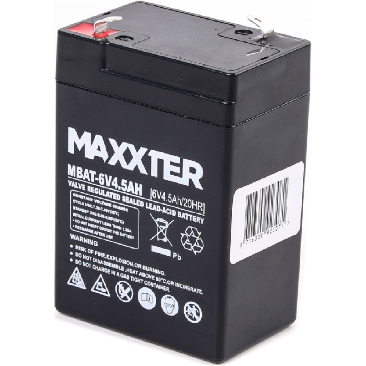Аккумуляторная батарея Maxxter MBAT-6V4.5AH 98_98.jpg - фото 1