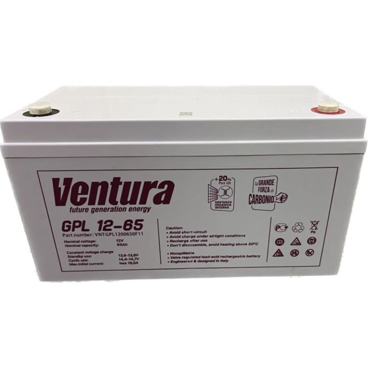 Аккумулятор Ventura GPL GPL 12-65 98_98.jpg - фото 1