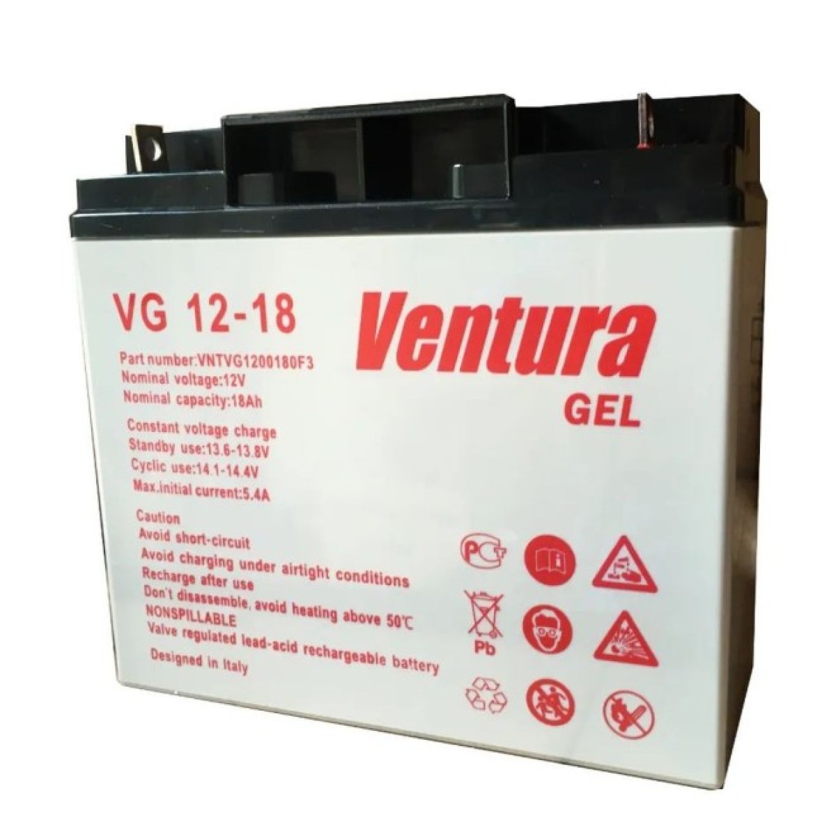 Акумуляторна батарея Ventura VG 12-18 Gel 98_98.jpg - фото 3