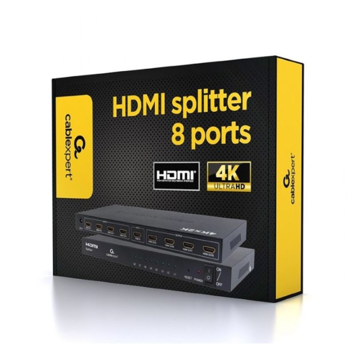 Розгалужувач HDMI на 8 портів Cablexpert DSP-8PH4-03 98_98.jpg - фото 3