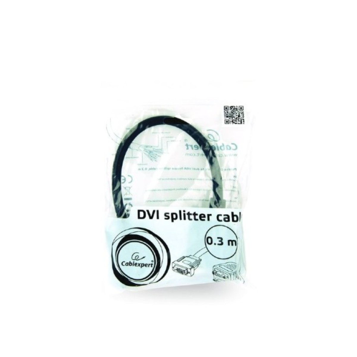 Разветвитель DVI на 2 порта Cablexpert A-DVI-2VGA-01 98_98.jpg - фото 2